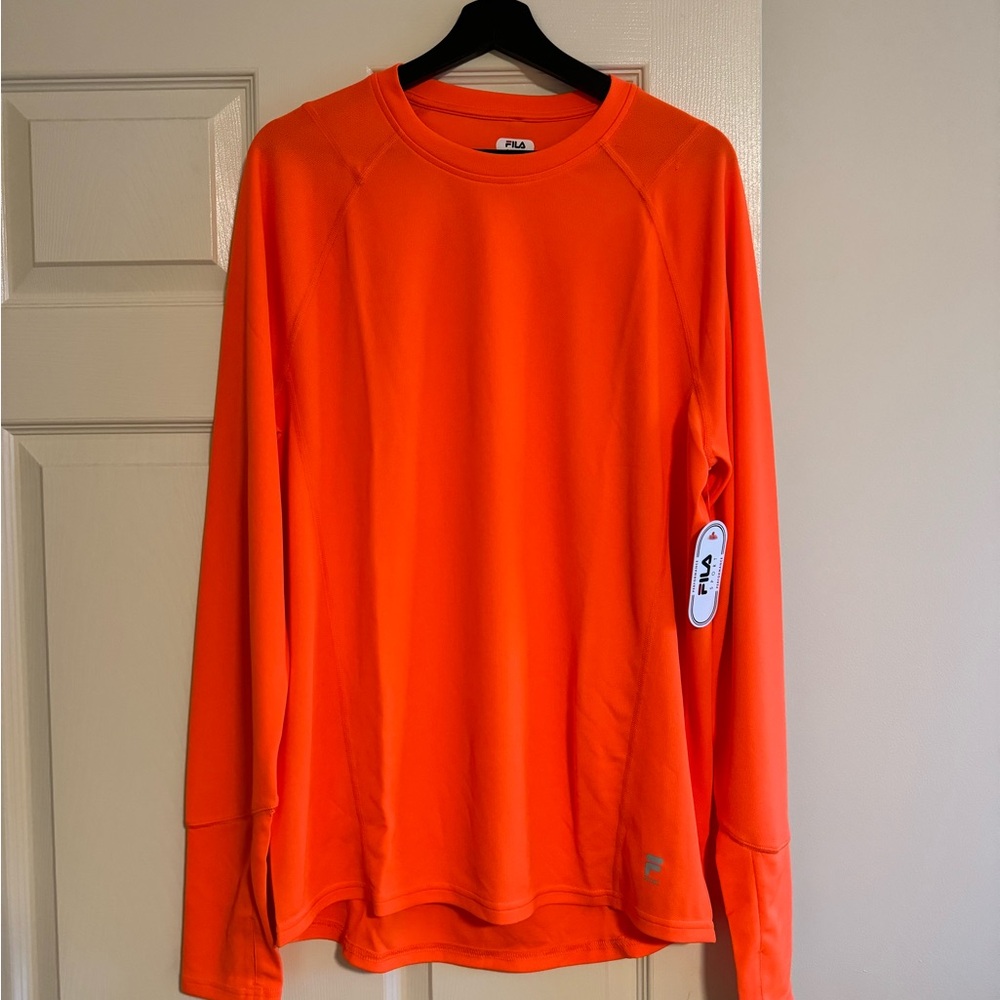 FILA NWT Neon Long Sleeve men